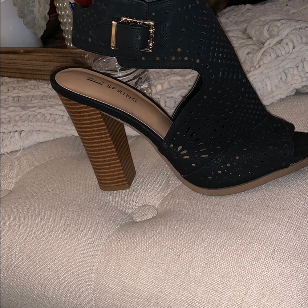 Call it spring block heels